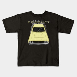 Dodge Coronet 1968 - yellow Kids T-Shirt